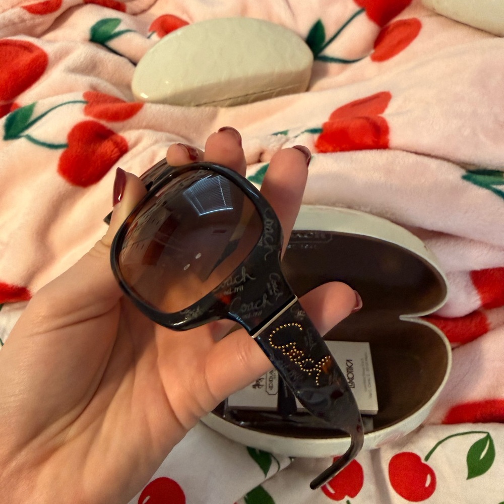 Coach Tortoise Shell Sunglasses with Case